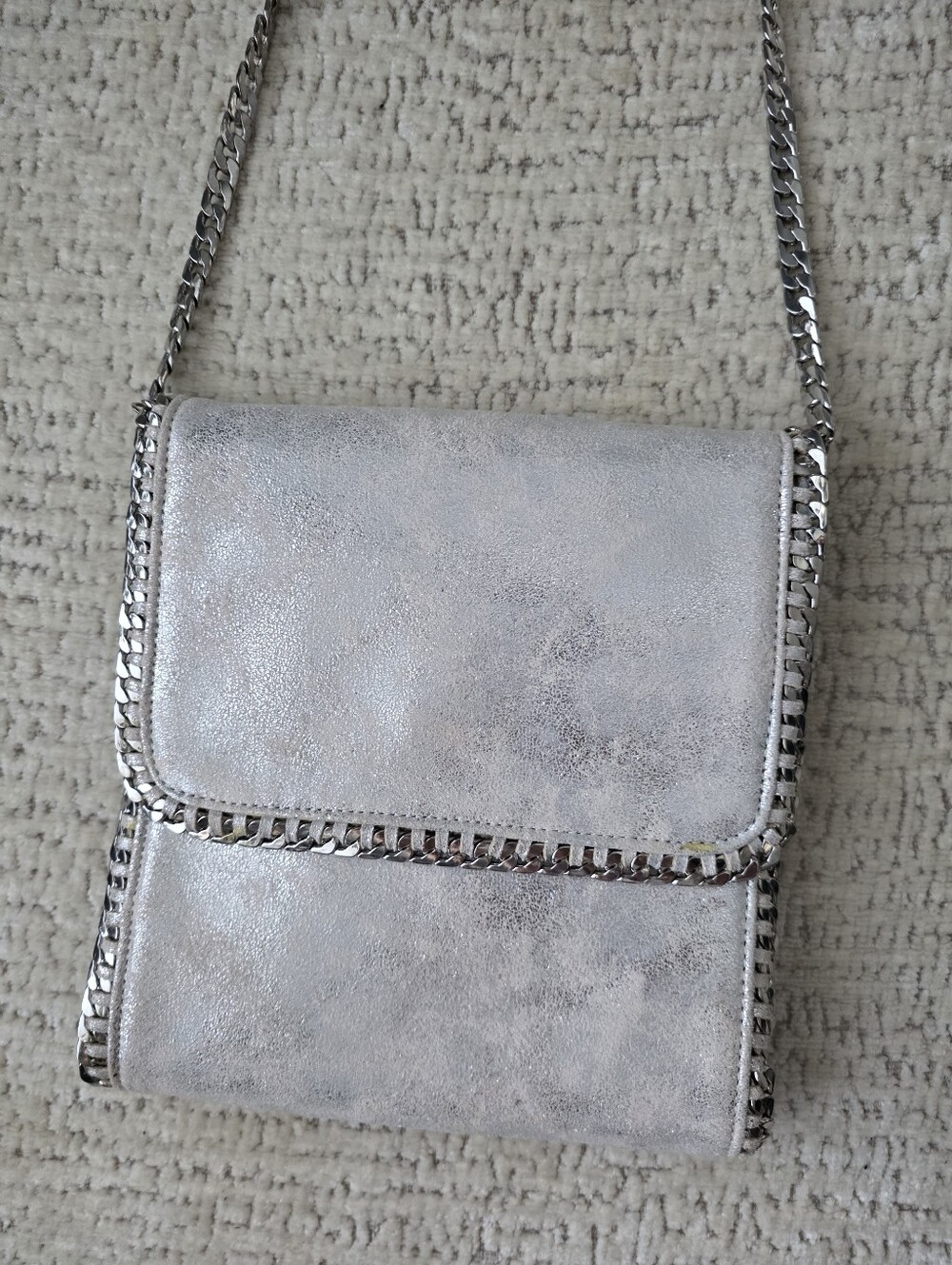 Stylish White Crossbody Bag
